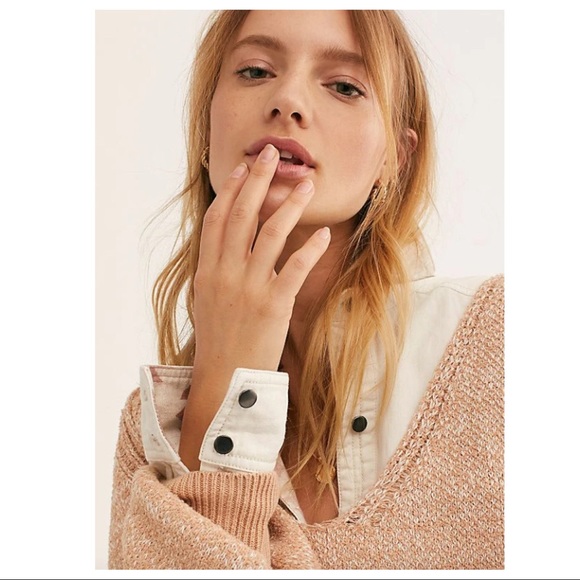 FREE PEOPLE BOHO PULLOVER SWEATER TOP A2C - Picture 9 of 15